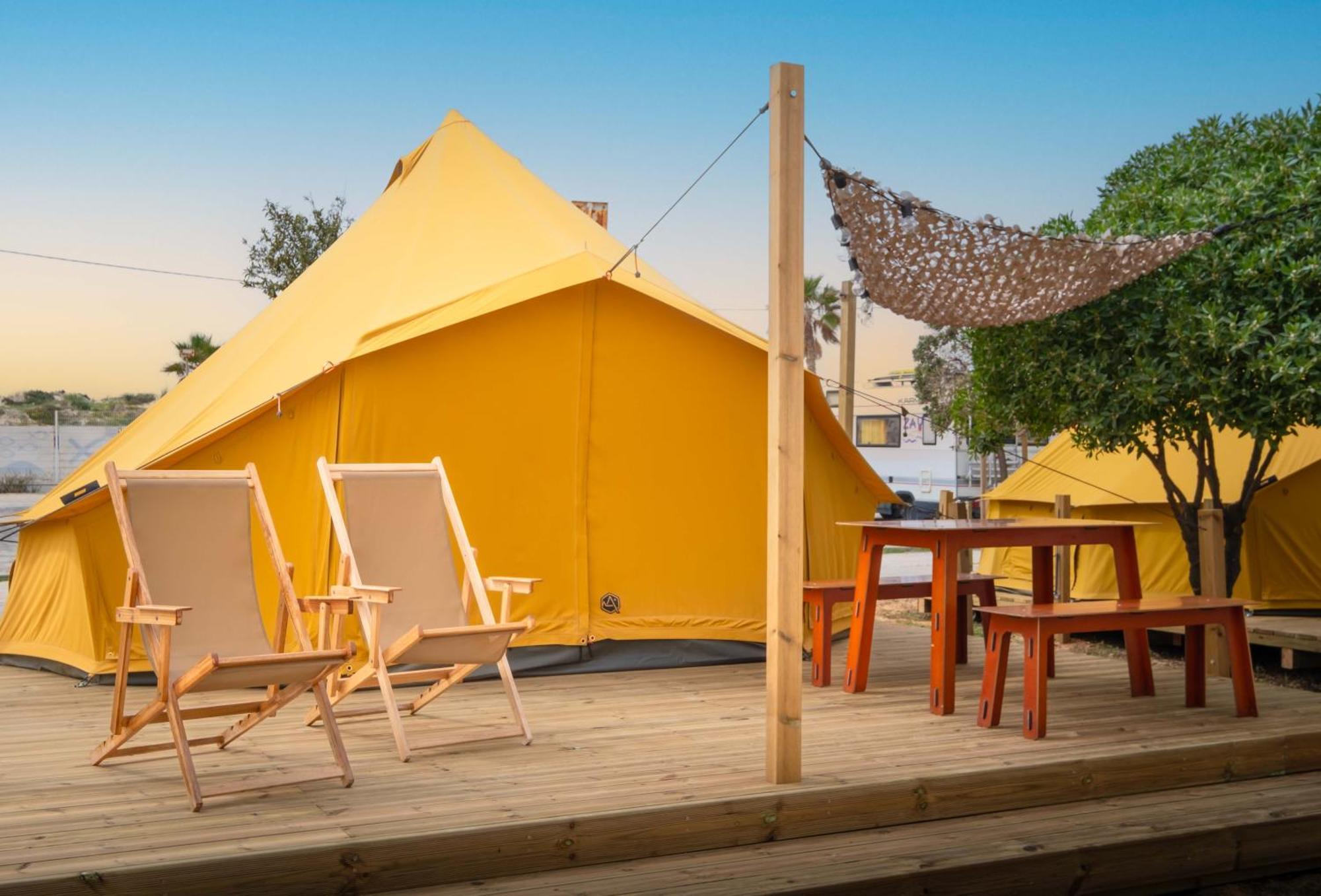 Glamping Camp Faro Hotel Bagian luar foto