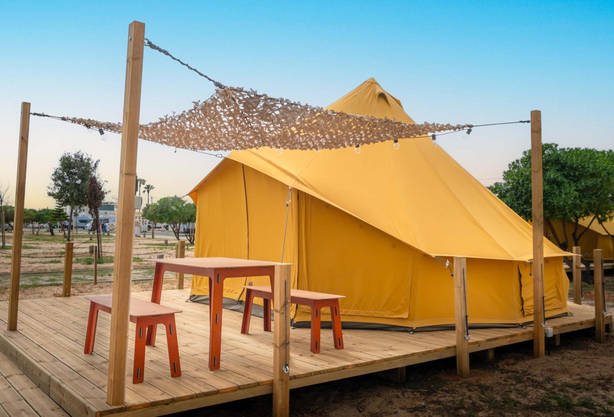 Glamping Camp Faro Hotel Bagian luar foto